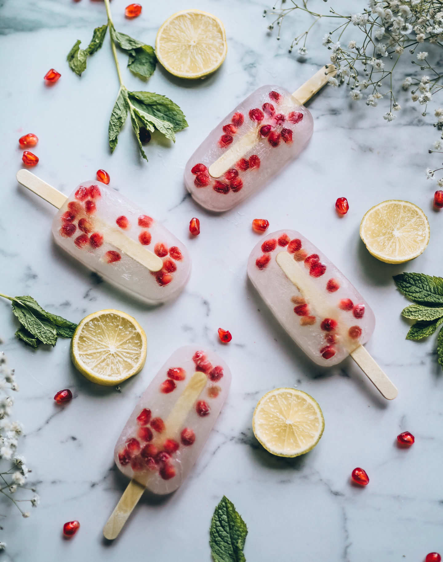 Make Your Own Low-Calorie Pomegranate Pops